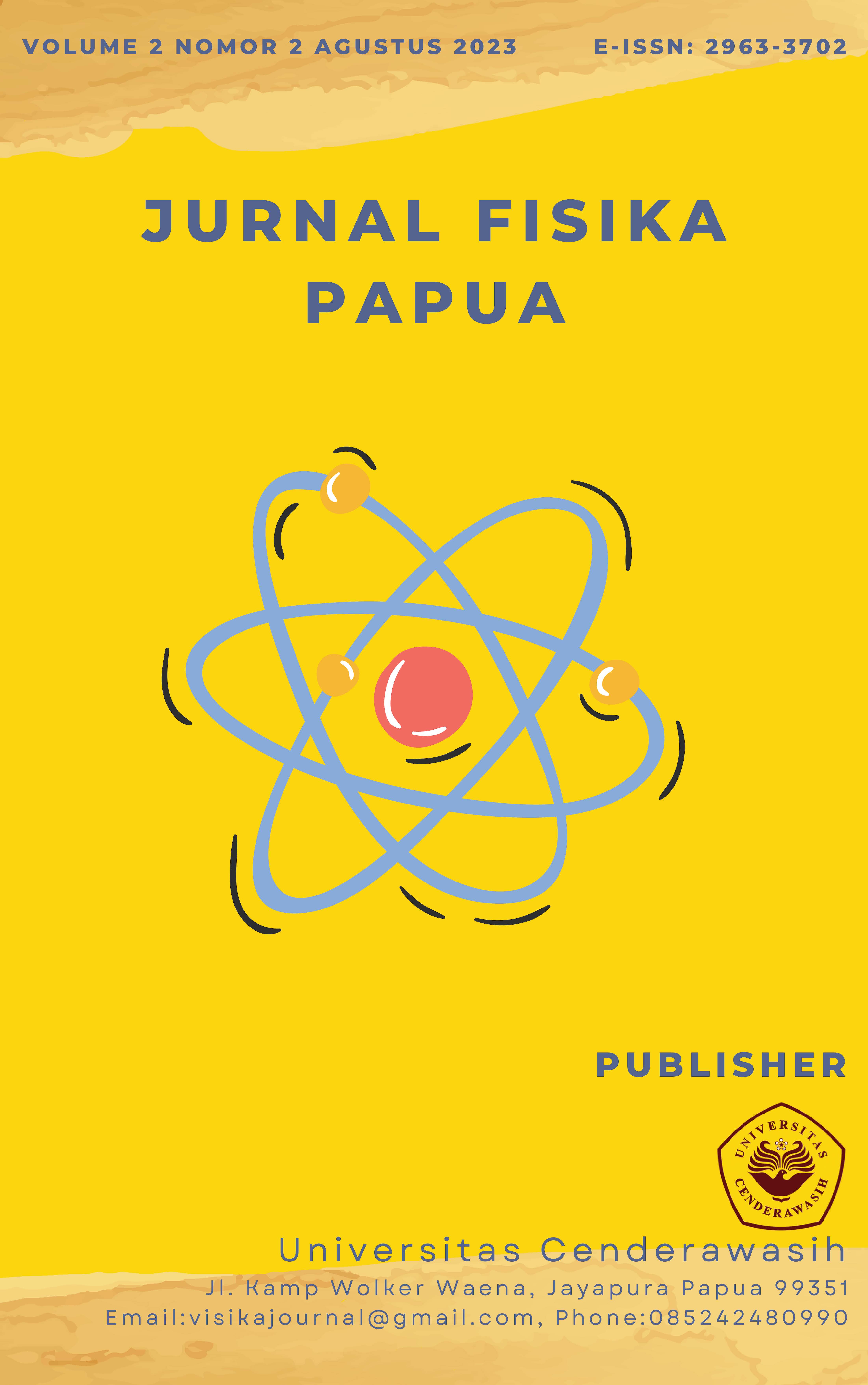 					View Vol. 2 No. 2 (2023): Jurnal Fisika Papua
				
