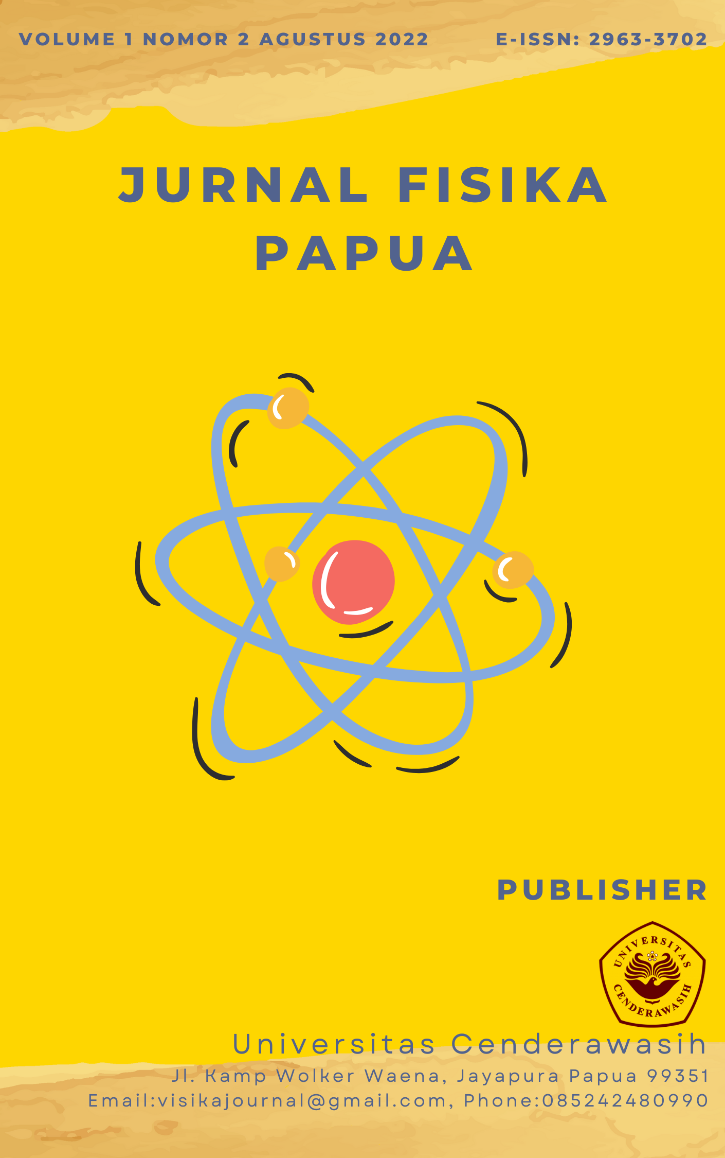 					View Vol. 1 No. 2 (2022): Jurnal Fisika Papua
				